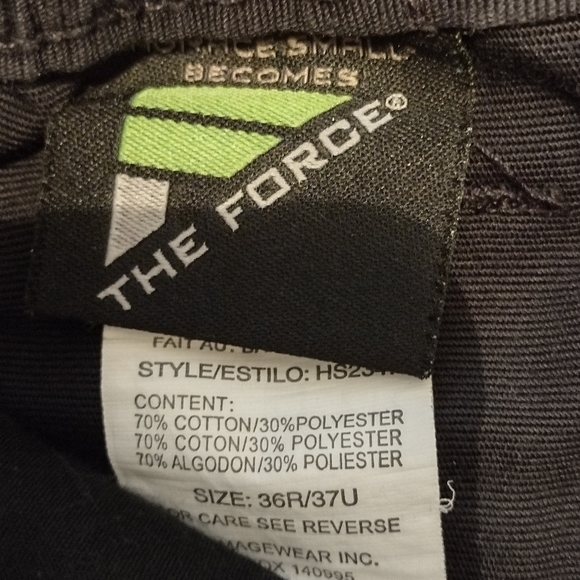 Men's 'The Force' tactical pants Navy 36 waist approx 30 length - Picture 3 of 9